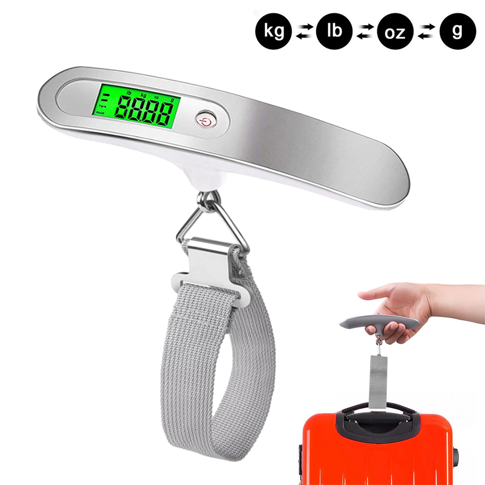 Tape Dispenser Weighted - ポータブルデジタルハンギングスケールとベルト、液晶、荷物、スーツケース、手荷物、重量バランス、旅行、電子、t字、50キロ、110lb