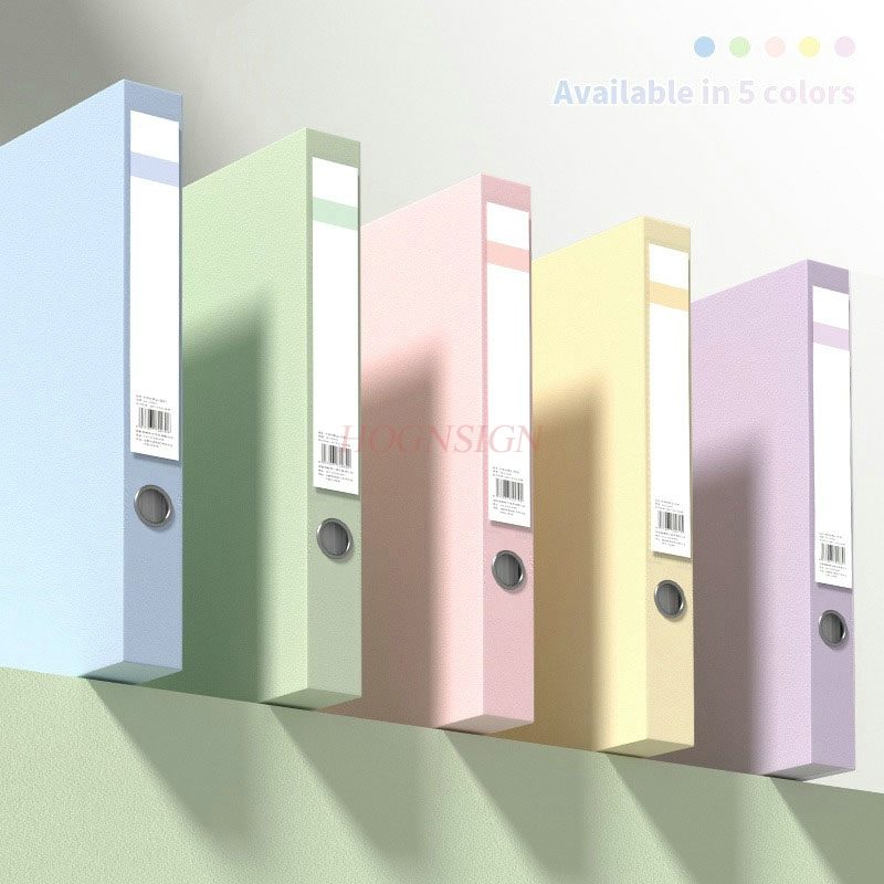 Archive Box Set - 5 ピース/セットアーカイブボックス折りたたみドキュメントボックス事務用品スタンディングモランディデータボックスドキュメントボックス収納ボックス整理ボックス