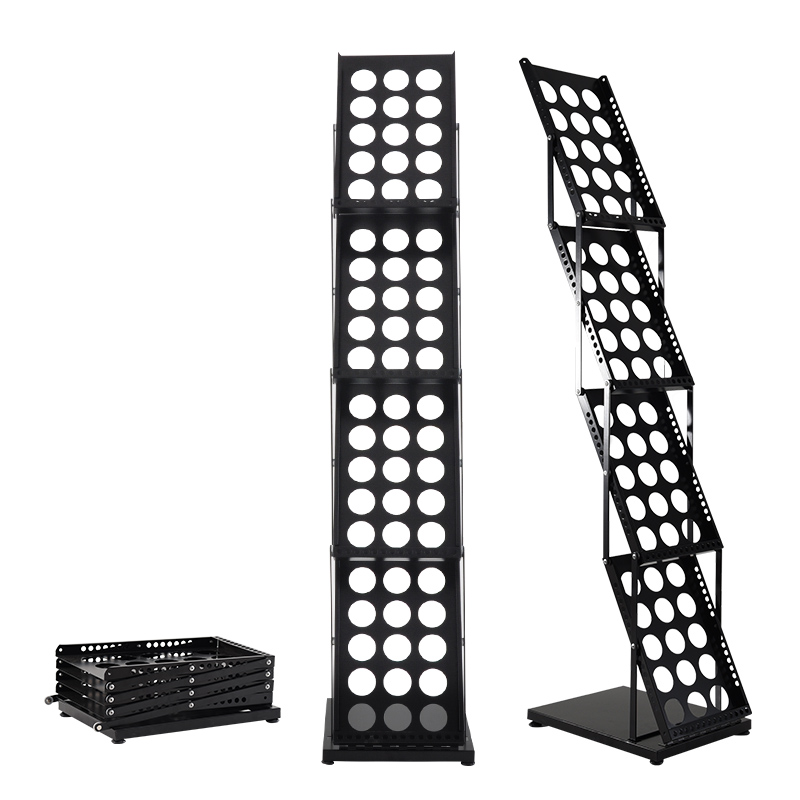 Magazine Holder Rack - 折りたたみ式メタルパンフレット,マガジンカタログ,ジュエリーホルダー,鉄製ポップアップスタンド
