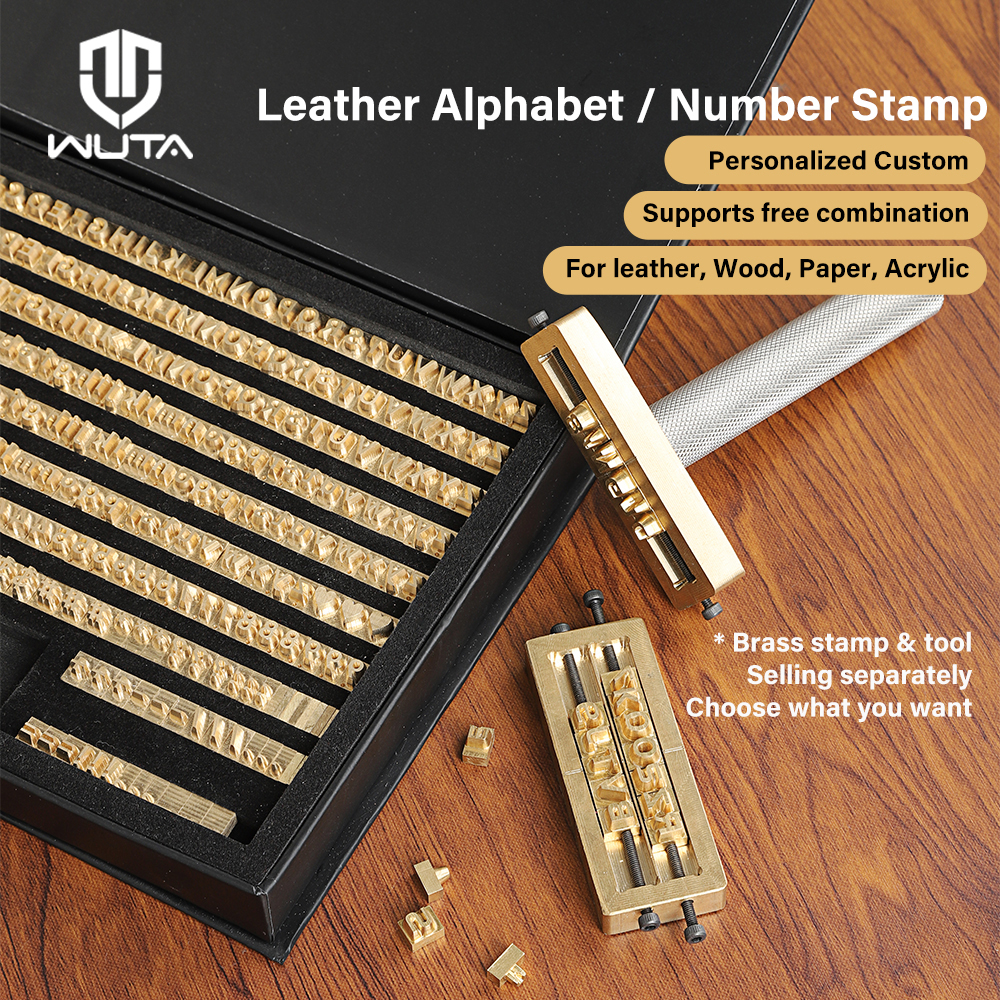 Rubber Date Stamp - WUTA 真鍮スタンプ 文字 数字 アルファベット記号 カスタムパーソナライズロゴ