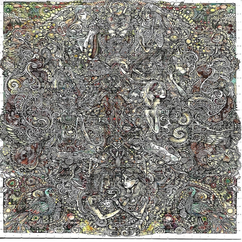 Ink Blotter Paper - すべてサイケデリック LSD 酸フリー ブロッター アート プリント