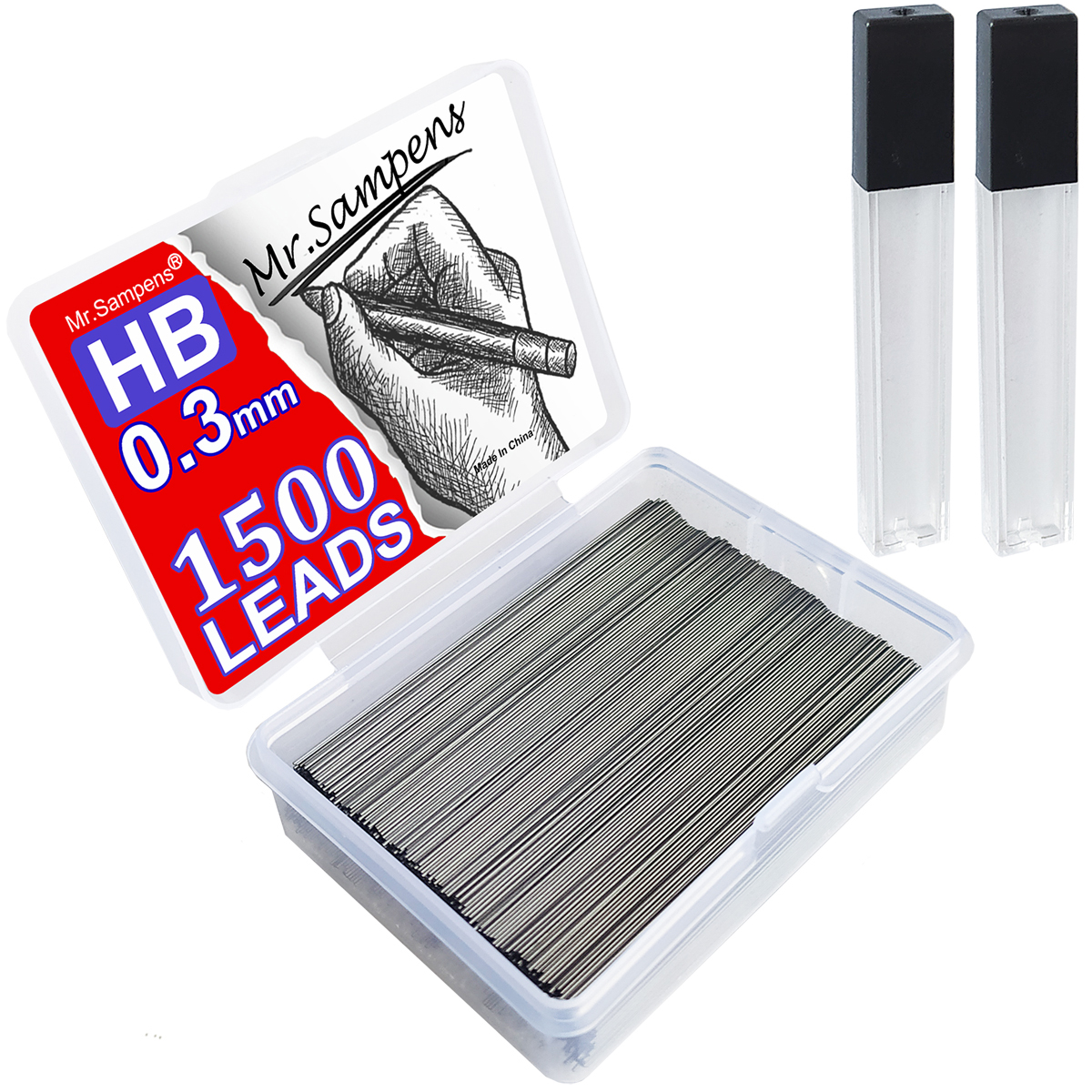 Mechanical Pencil 0.3 - 1500 パック 0.3 ミリメートル HB 自動鉛筆芯シャープペンシル黒鉛コア