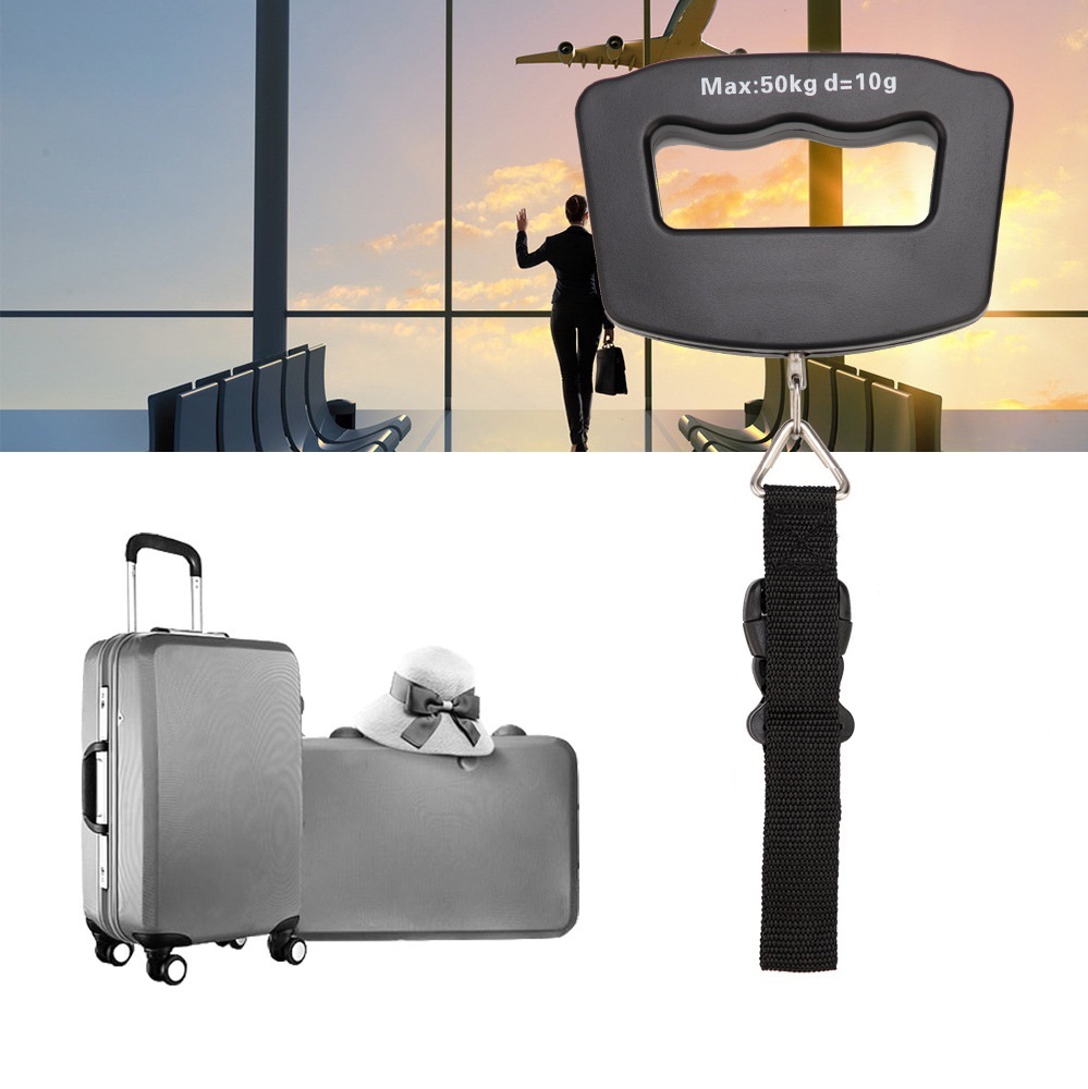 Tape Dispenser Weighted - ポータブル LCD デジタル吊りスケール荷物スーツケース手荷物重量トラベルスケールベルト付き電子重量ツール 50 キロ/110 ポンド