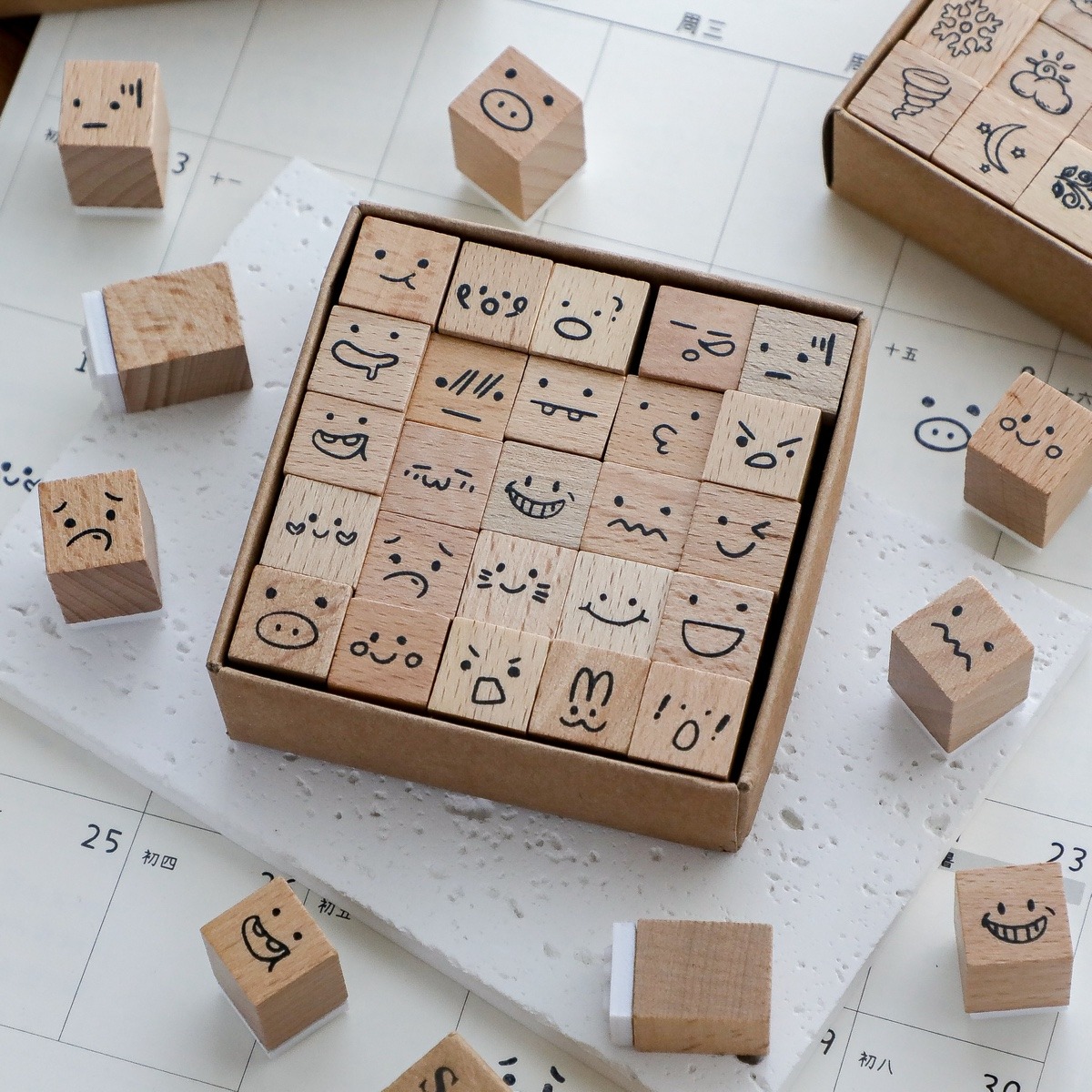 Rubber Date Stamp - かわいい蝶の天気記号木製スタンプ スクラップブッキング DIY クラフト日記ジャンクジャーナル装飾趣味シールクラフト用品