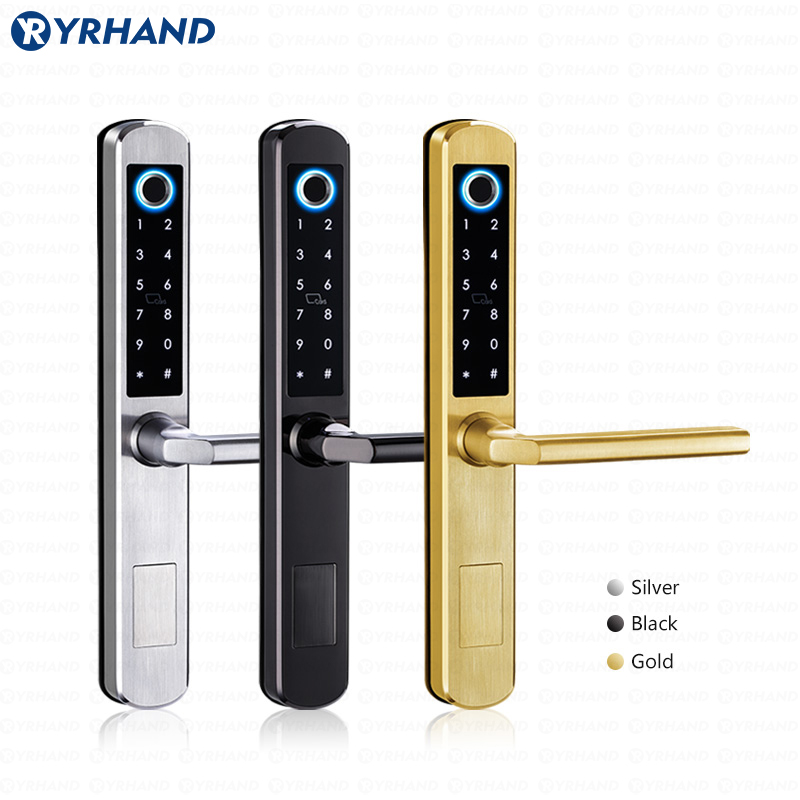IP66 ゴールドステンレス鋼スライドガラススマートロック  - Letter Opener Brass のレビューと価格