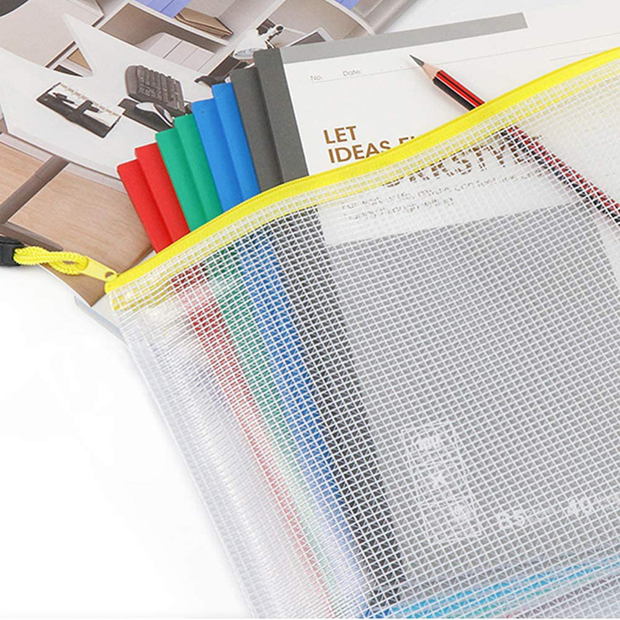 5個ピース/ロット整理防水ジッパーバッグ透明PVC a4バイ - Binder A4 Lever のレビューと価格