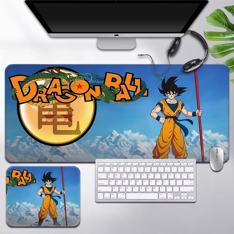 漫画 HD プリントドラゴンボールレザーマウスパッド孫悟空ス - Leather Desk Pad のレビューと価格