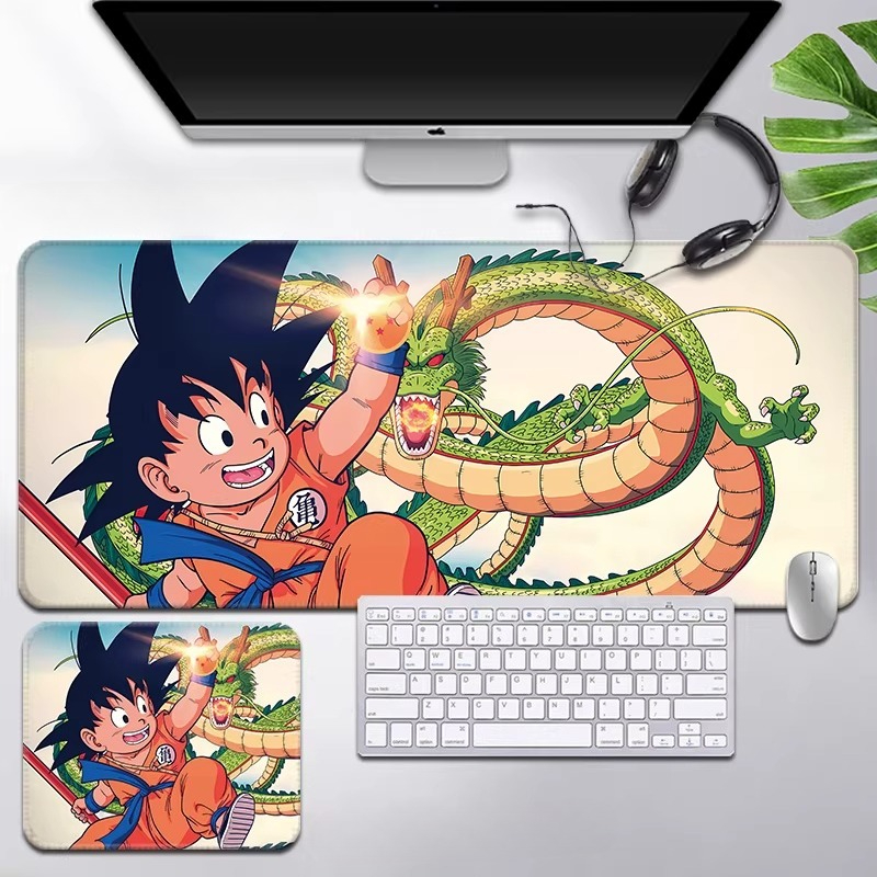 漫画 HD プリントドラゴンボールレザーマウスパッド孫悟空ス - Leather Desk Pad のレビューと価格