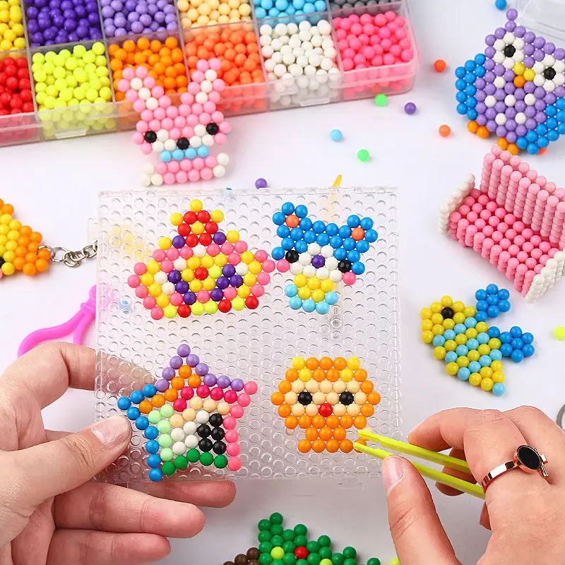 魔法の水粘着ビーズおもちゃセット DIY 手作り子供水スプレ - Paper Weight Crystal のレビューと価格