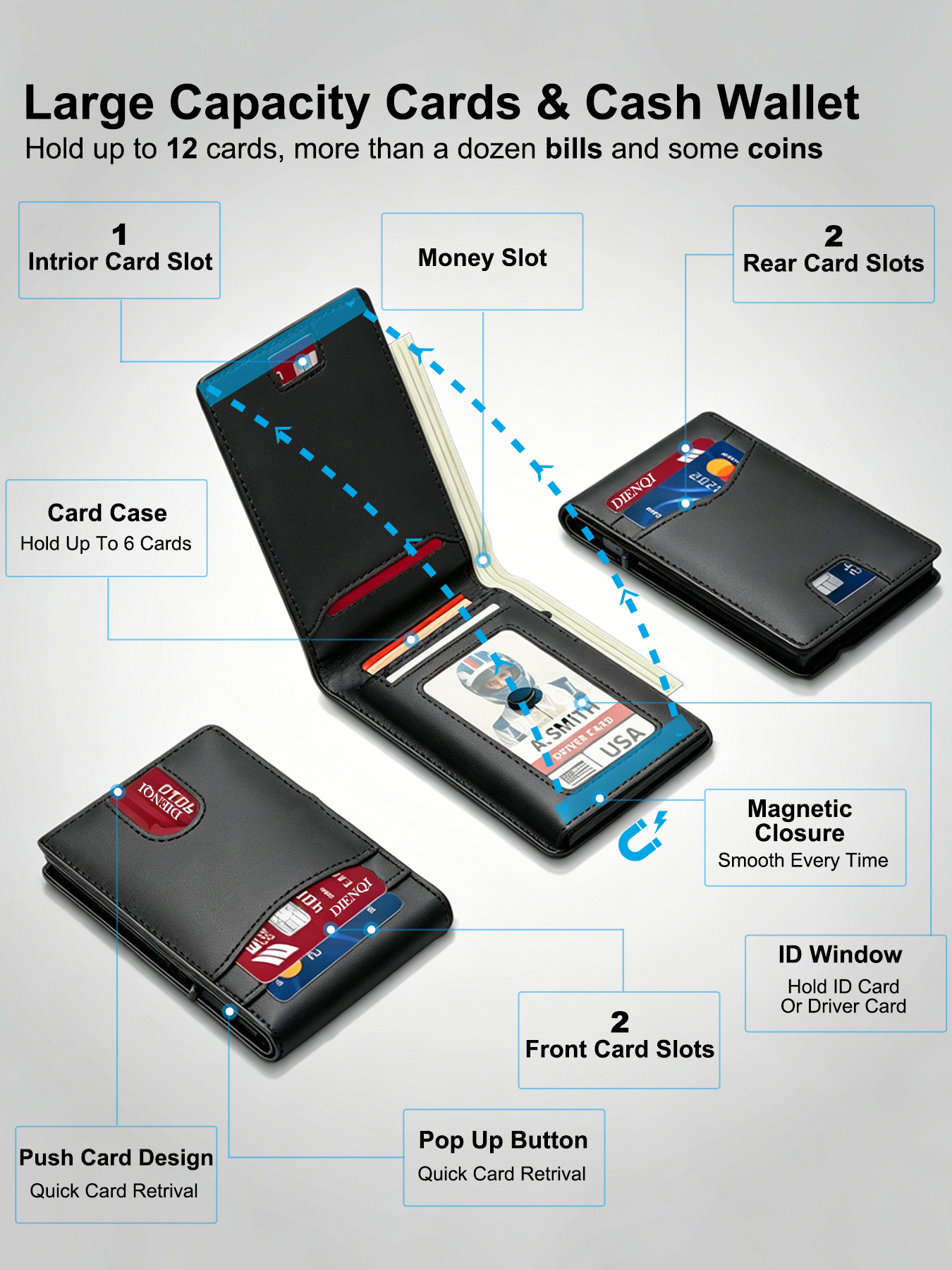 高級ブランド ビジネス クレジットカードホルダー ポケット  - Index Card Holder のレビューと価格