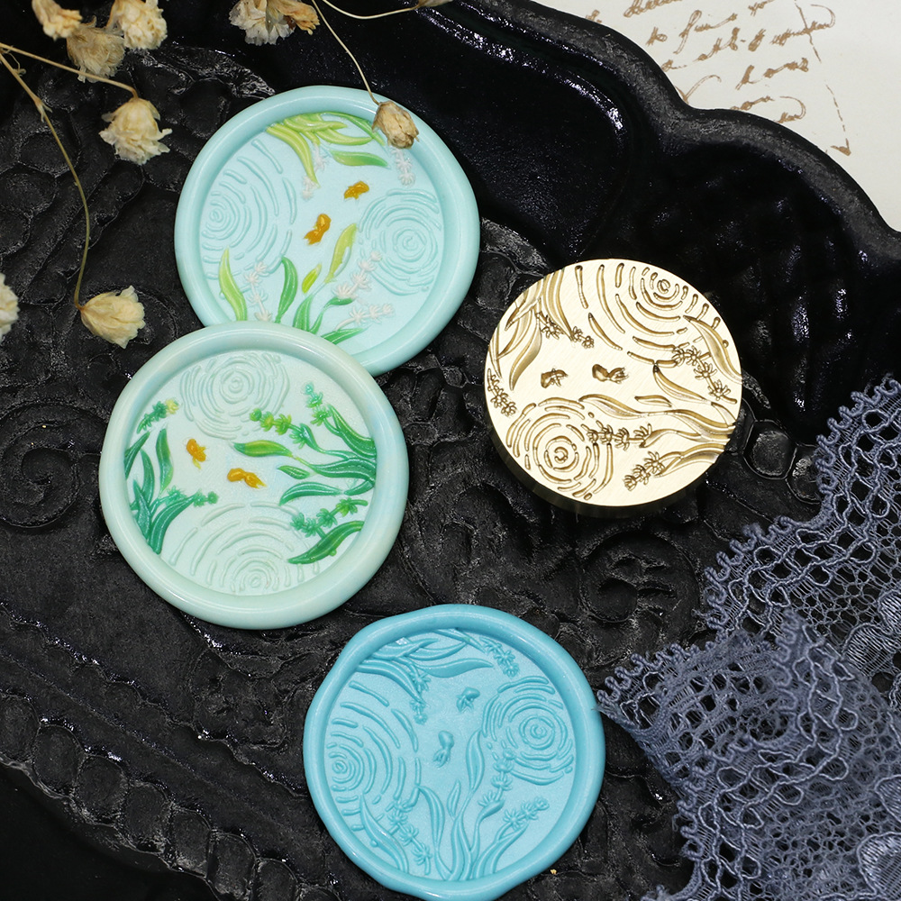 25 ミリメートル花ワックスシールスタンプレトロシールスタン - Wax Seal Stamp Set のレビューと価格