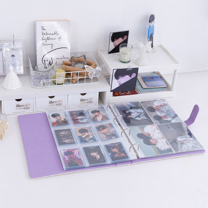 カラーブロッキングバインダー A4 ルーズリーフ フォトカー - Binder A4 Lever のレビューと価格