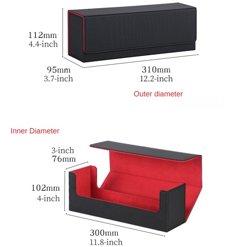 カードデッキケース 400 枚以上のトレーディングカード用  - Card Index Box のレビューと価格