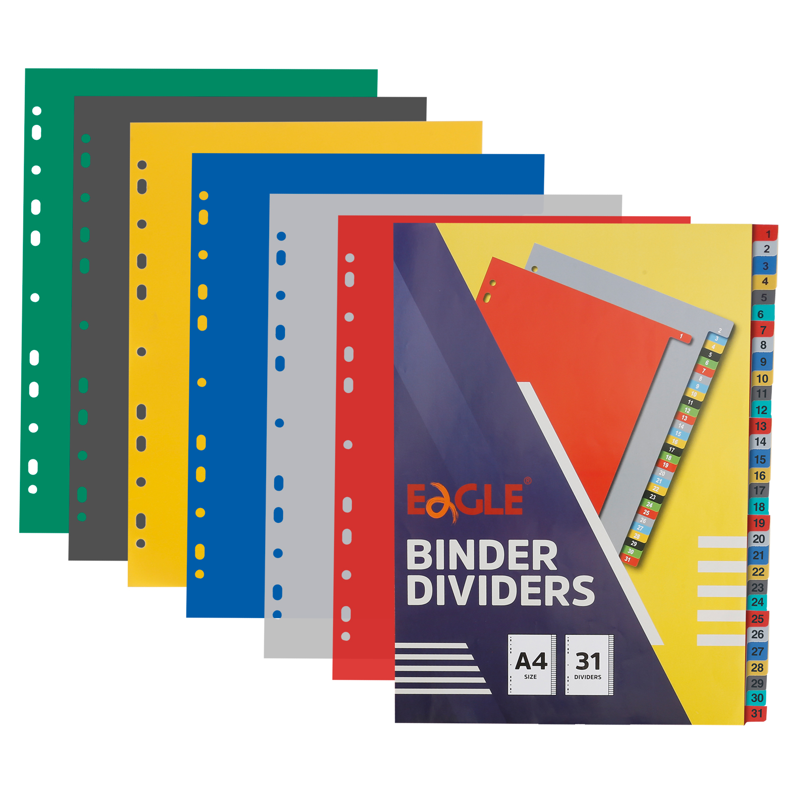 EAGLE A4 バインダー インデックス ディバイダー タ - Binder A4 Lever のレビューと価格