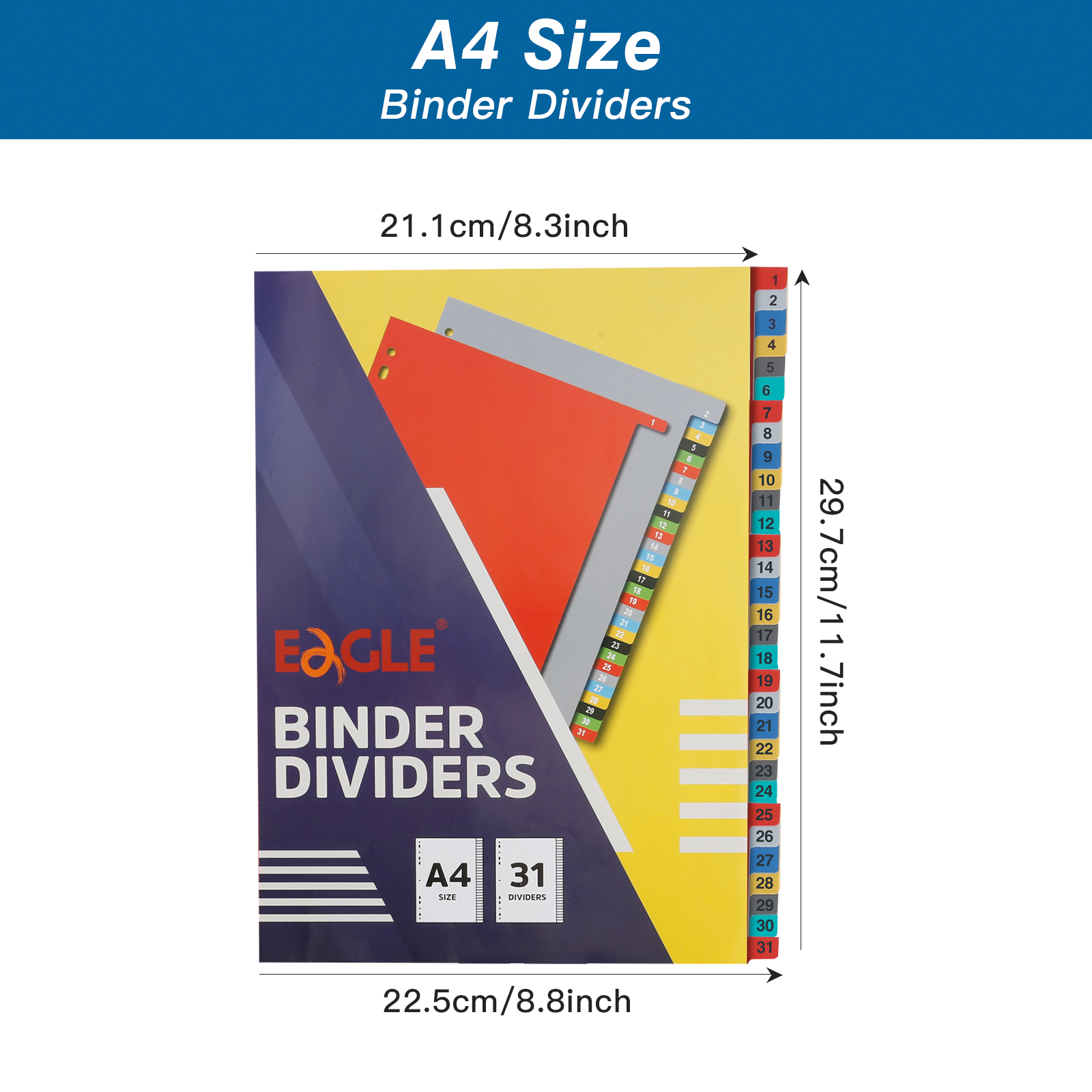 EAGLE A4 バインダー インデックス ディバイダー タ - Binder A4 Lever のレビューと価格