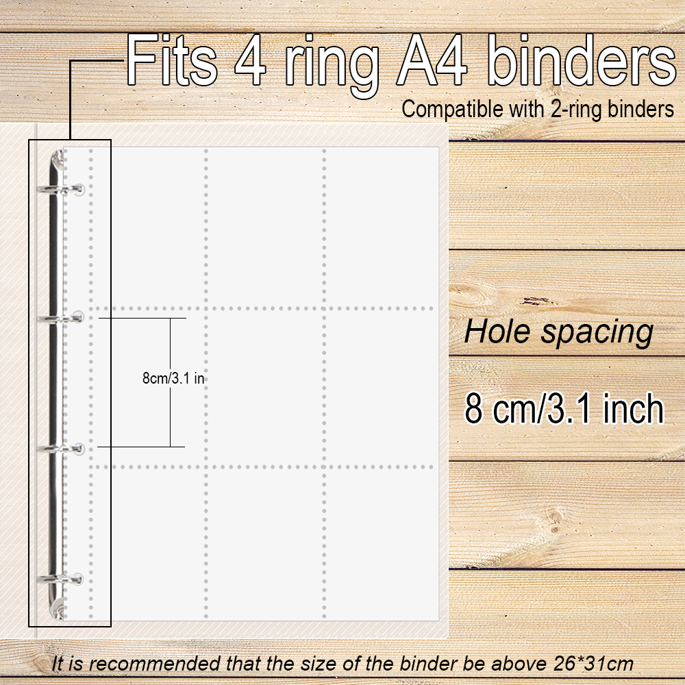 Plrbok-フォトアルバムリフィルページ、a4クリアファイ - Binder A4 Lever のレビューと価格