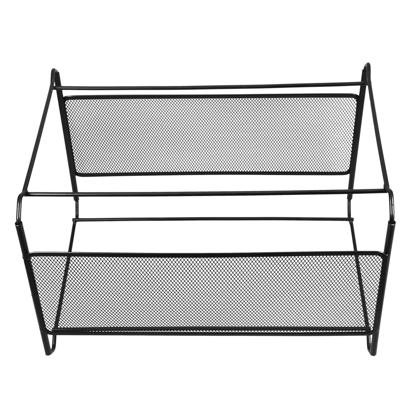 鉄製メッシュファイルホルダー デスクトップブックオーガナイザ - Magazine Holder Rack のレビューと価格