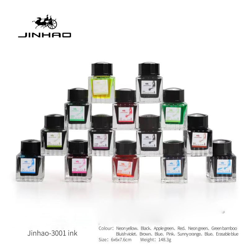 JINHAO 30 ミリリットル万年筆インク非カーボンカート - Fountain Pen Bottled Ink のレビューと価格