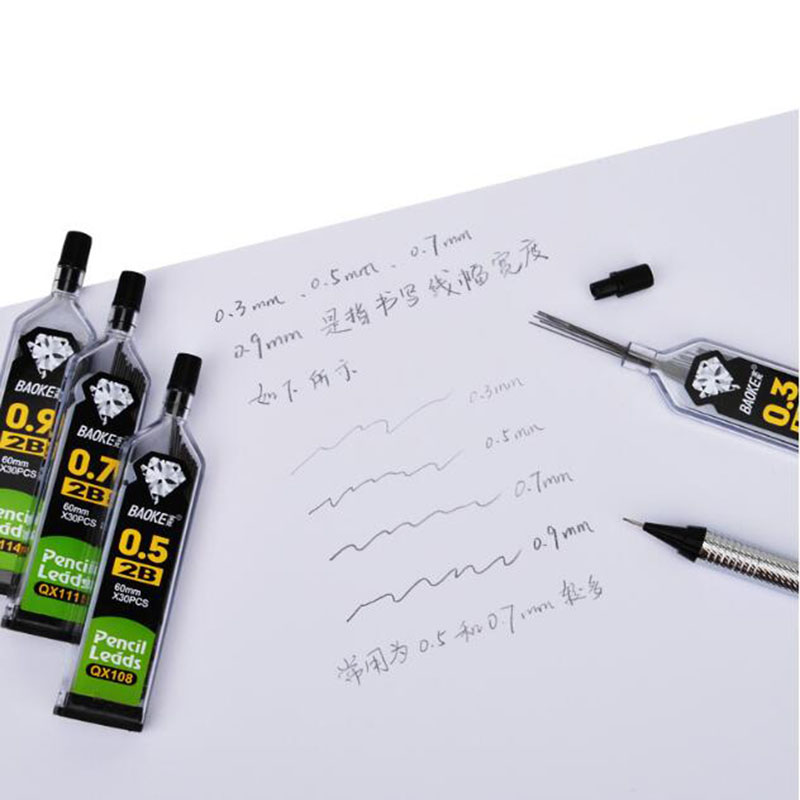 30 個/ボトル、自動鉛筆芯 2B 2H HB 鉛筆リフィル - Mechanical Pencil 0.3 のレビューと価格
