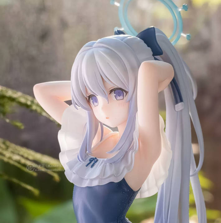 ブルーアーカイブ水着雪見夜子アニメフィギュアかわいい銀髪の女 - Archive Box Set のレビューと価格