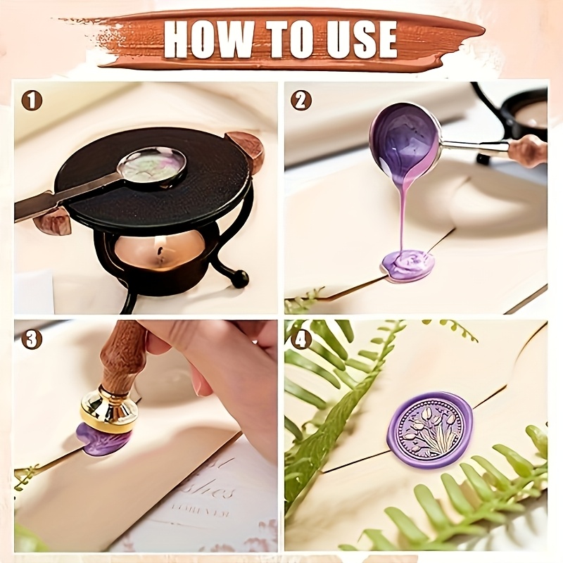 21個入りワックススタンプセット、様々なスタイル、レトロクラ - Wax Seal Stamp Set のレビューと価格