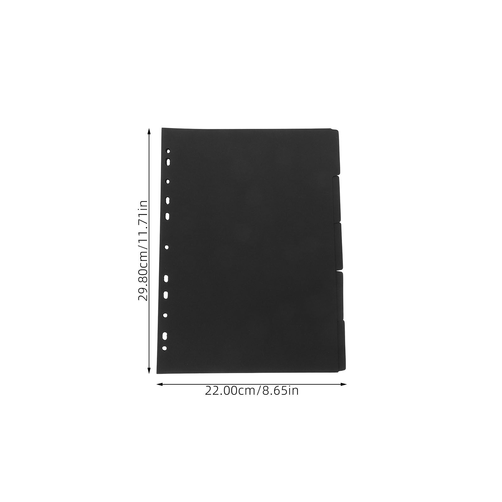 5枚入りインデックスディバイダーページA4バインダーノートブ - Tab Divider A4 のレビューと価格