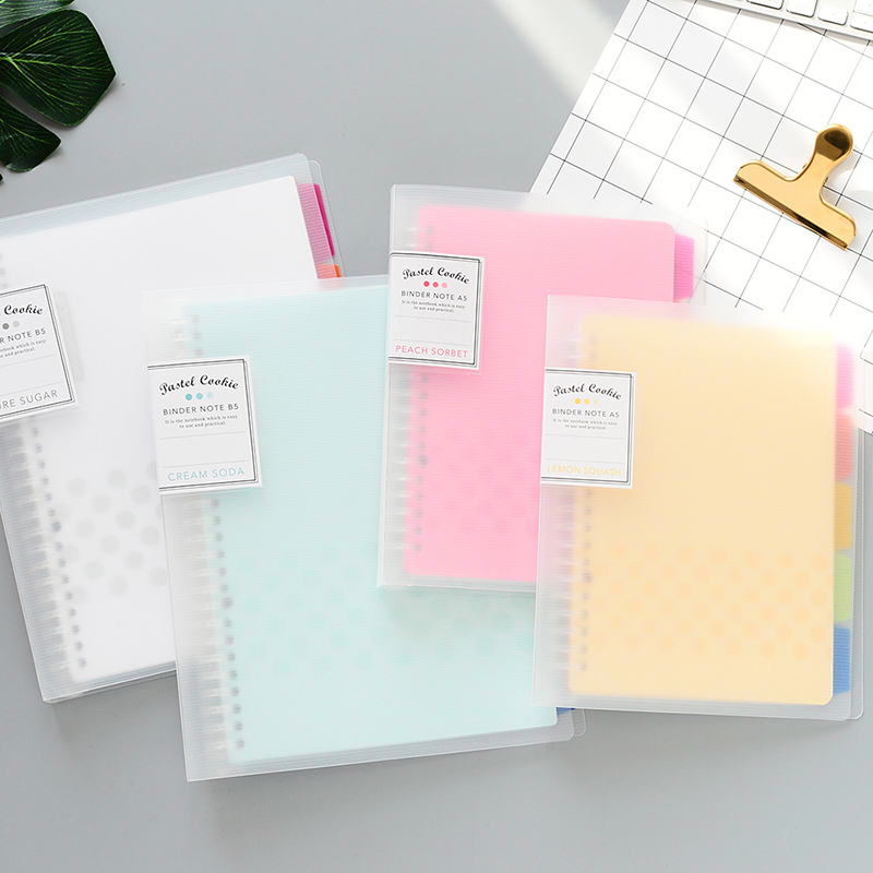 コクヨ-ノートブック,ルーズリーフ,パステルクッキー,新しい - Binder A4 Lever のレビューと価格