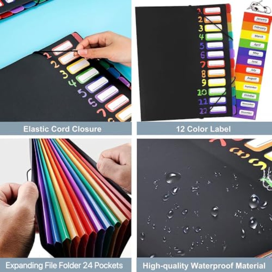 Edufun レインボータブ拡張ファイルフォルダー - 24 - Tab Divider A4 のレビューと価格