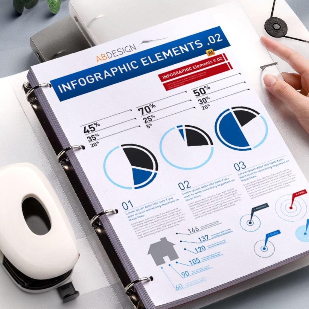 4穴A4ペーパーパンチバインダー、ルーズリーフファイルフォル - Binder A4 Lever のレビューと価格
