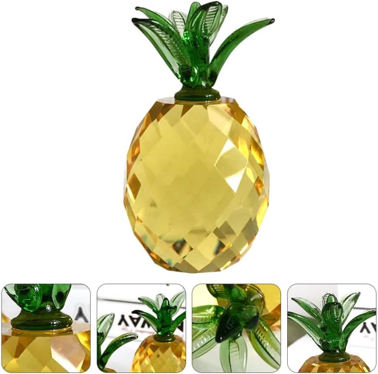 クリスタルフルーツペーパーウェイト、ダイヤモンド天然石ガラス - Paper Weight Crystal のレビューと価格