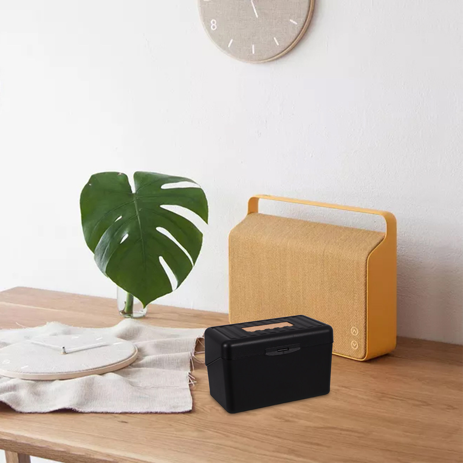 プレミアムインデックスカードホルダーボックスデスクトップ名刺 - Index Card Holder のレビューと価格