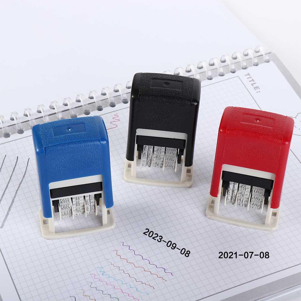 DIY ハンドルアカウント日付スタンプスタンピング自動インク - Rubber Date Stamp のレビューと価格