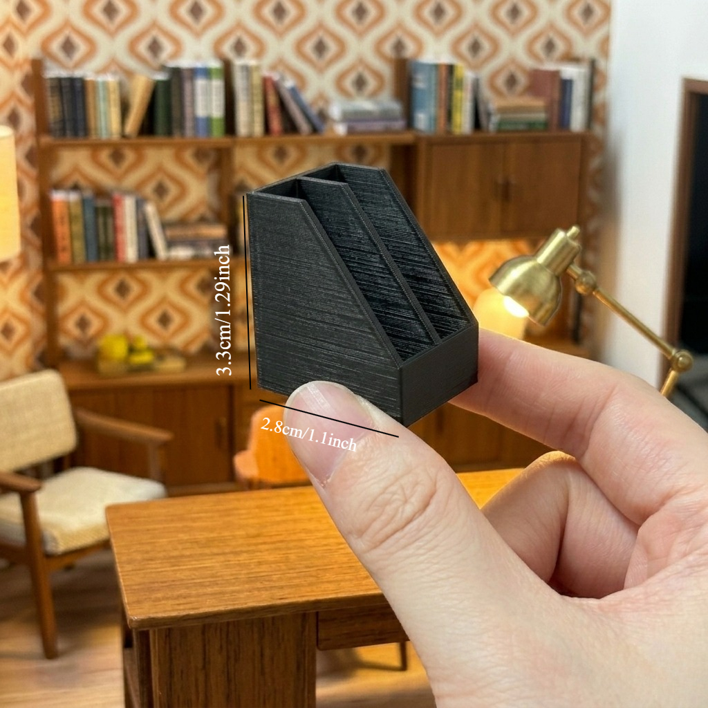 2個入りミニチュアダブルスロットファイルマガジンホルダー、ミ - Magazine Holder Rack のレビューと価格