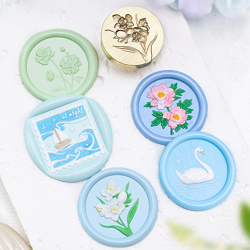 小さなアヒルのワックスシールスタンプヘッドレリーフエンボス加 - Wax Seal Stamp Set のレビューと価格