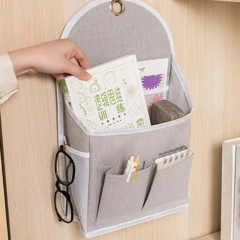 寮用壁掛け収納バッグ 壁掛けドアバッグ デュアルポケットサイ - Magazine Holder Rack のレビューと価格