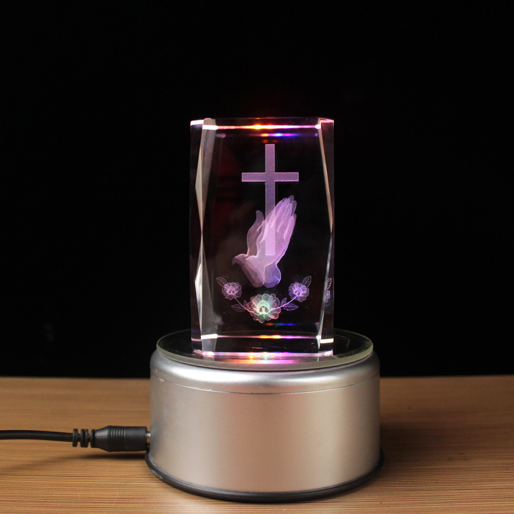 3D レーザークリスタル宗教キューブクリスタル装飾仏像文鎮教 - Paper Weight Crystal のレビューと価格