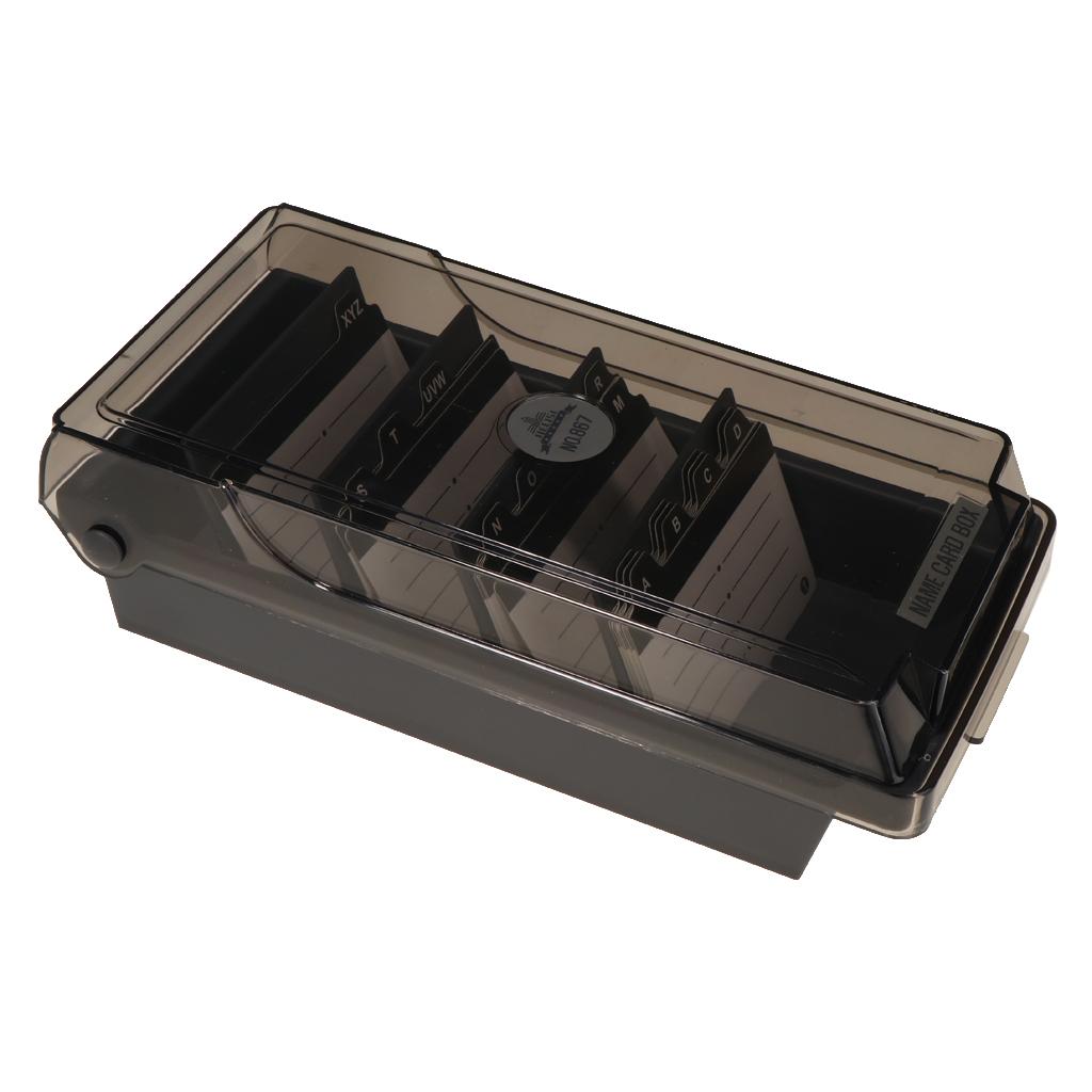 大きなプラスチック製インデックスカード収納ボックスオーガナイ - Card Index Box のレビューと価格
