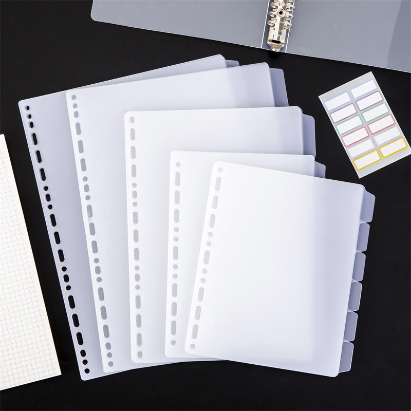 A4 A5 B5 バインダー用仕切り、ジェネラホールバインダ - Tab Divider A4 のレビューと価格