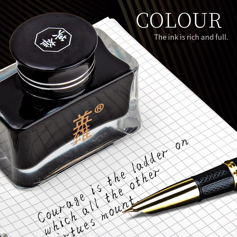 Hero 8806 ブラック万年筆インク：高性能、速乾性、詰 - Fountain Pen Bottled Ink のレビューと価格