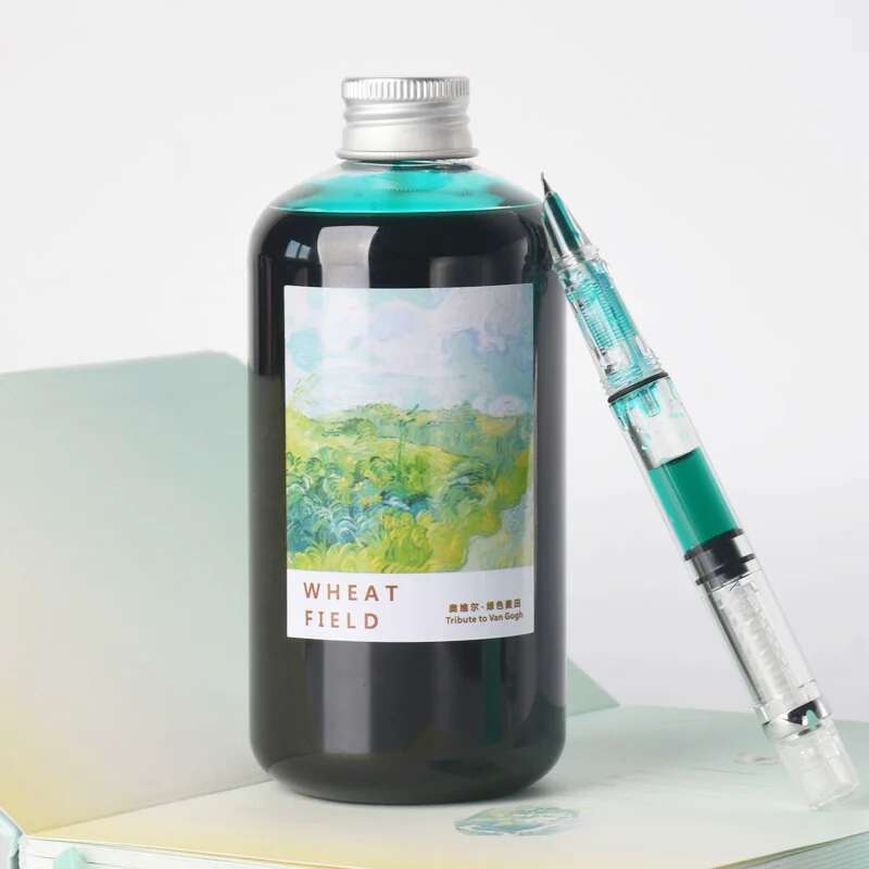 Oramile-カーボンカラーのインクペン,大きなボトル,万 - Fountain Pen Bottled Ink のレビューと価格
