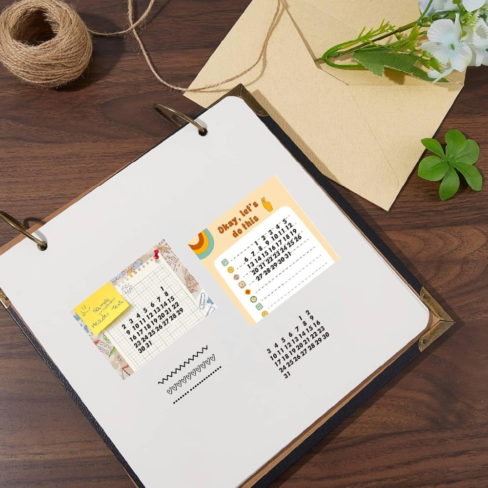 カレンダー日付クリアスタンプヴィンテージ月ゴムシリコン再利用 - Rubber Date Stamp のレビューと価格