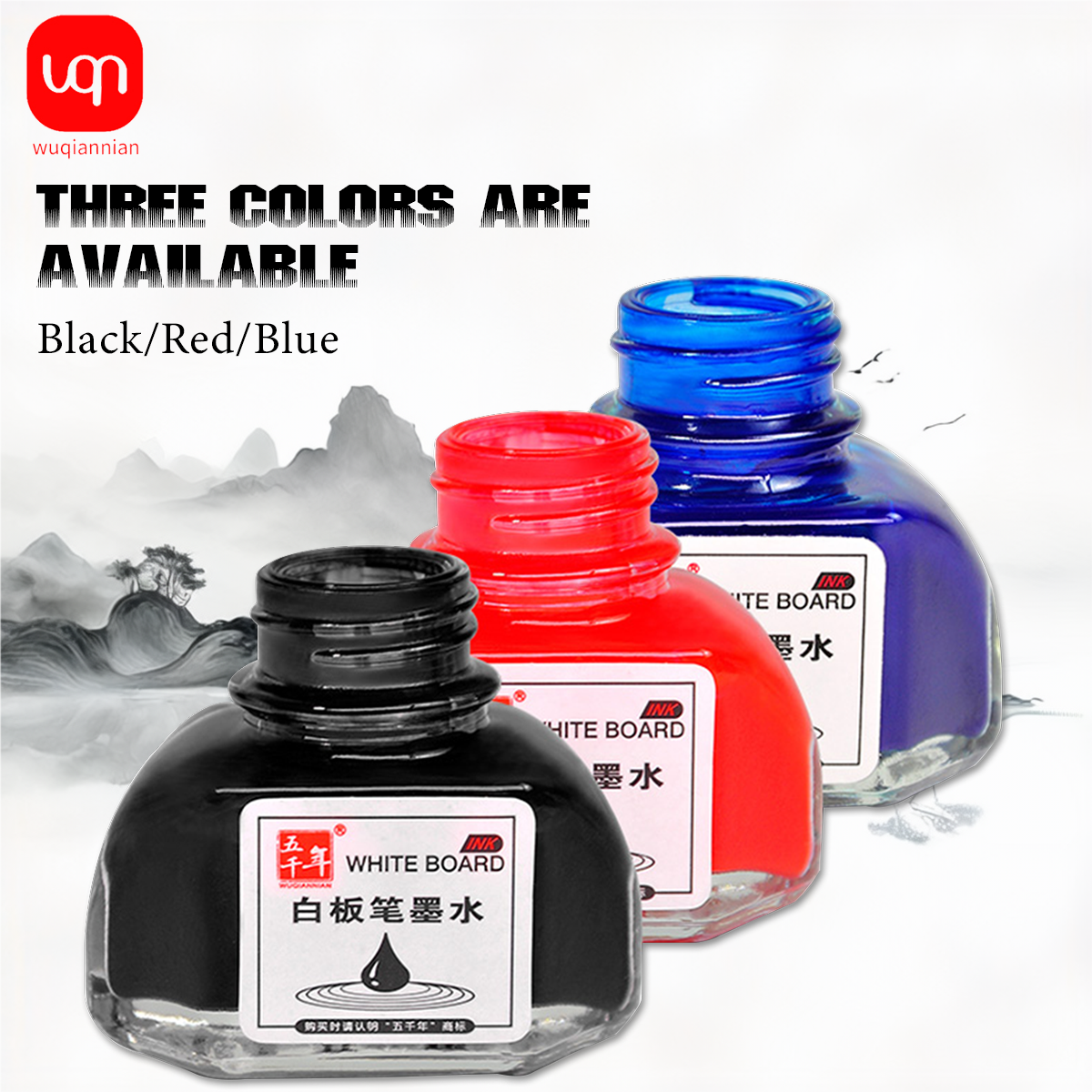 20 ミリリットル赤青黒ボトルガラスペンインクスムーズな書き - Fountain Pen Bottled Ink のレビューと価格