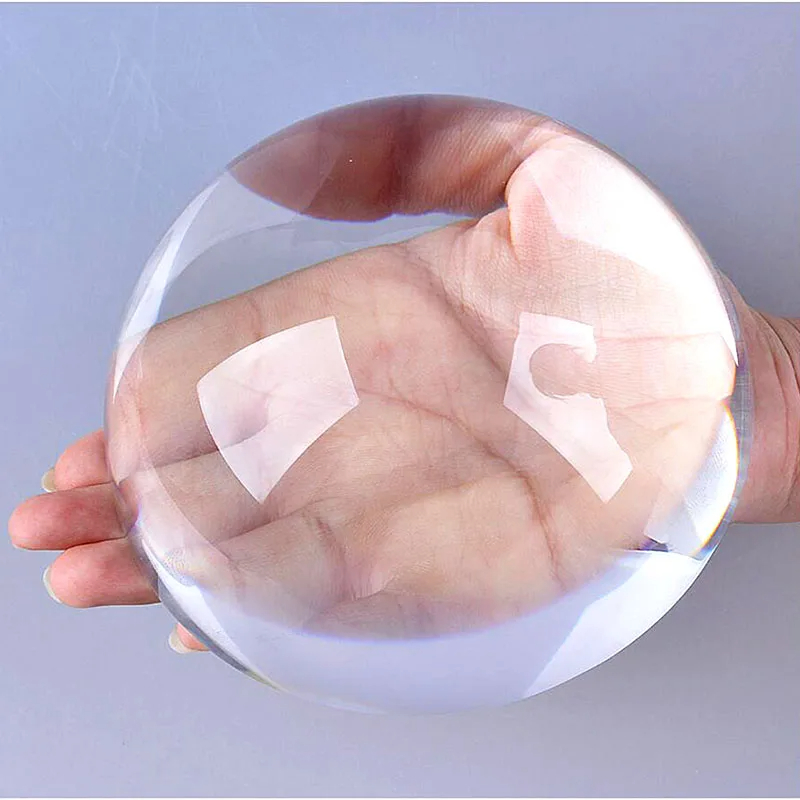 クリスタルペーパーウェイトグローブ、半球ガラス、ハーフボール - Paper Weight Crystal のレビューと価格