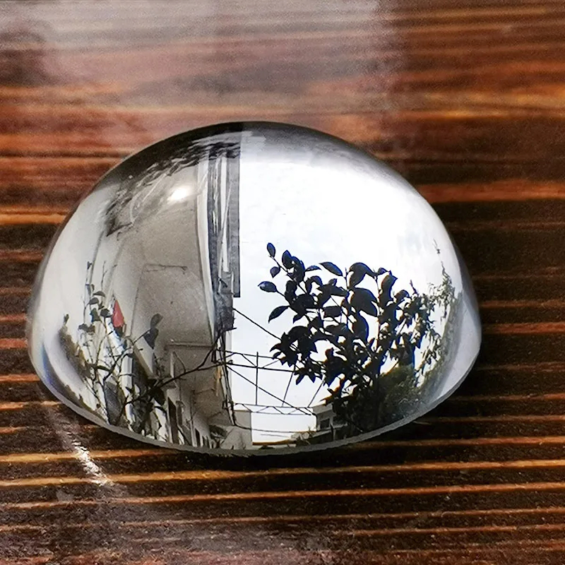 クリスタルペーパーウェイトグローブ、半球ガラス、ハーフボール - Paper Weight Crystal のレビューと価格