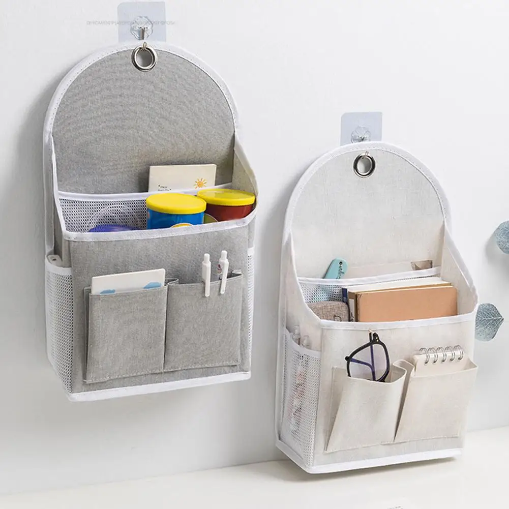 寮用壁掛け収納バッグ 壁掛け式ドアバッグ デュアルポケットサ - Magazine Holder Rack のレビューと価格