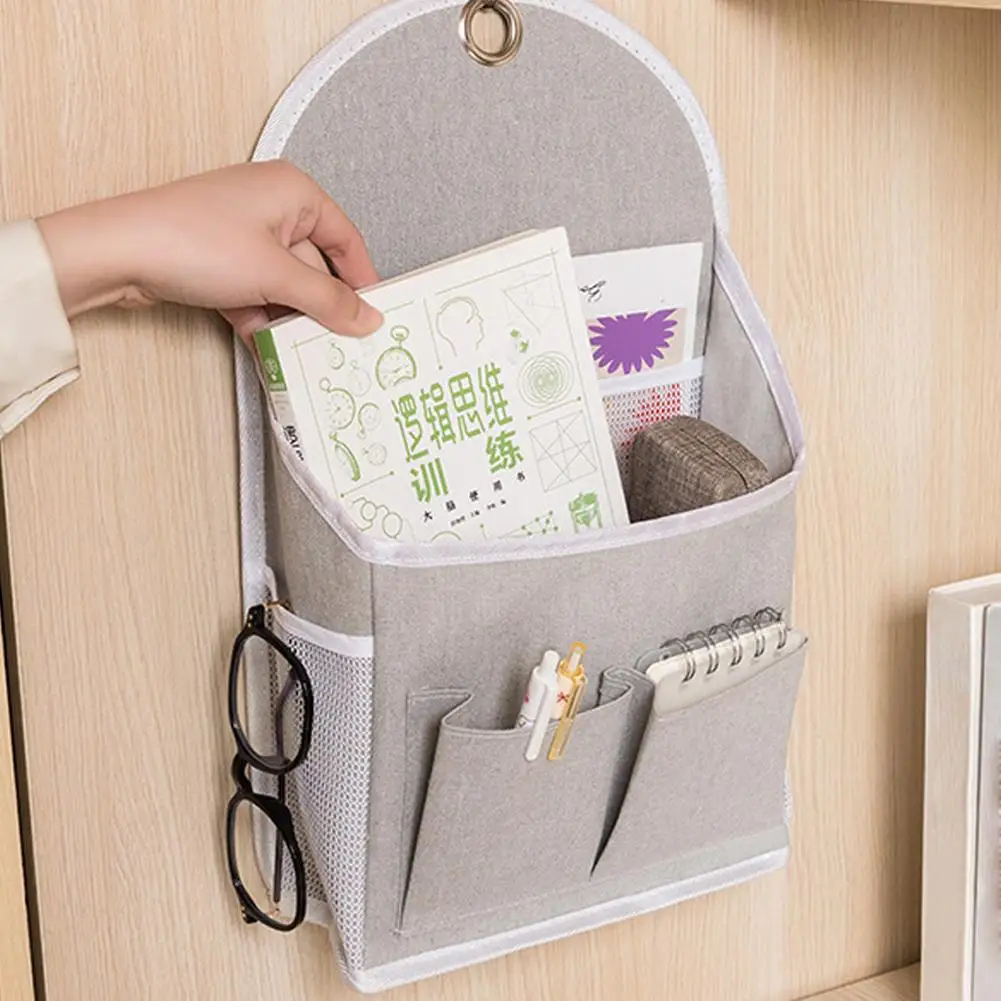 寮用壁掛け収納バッグ 壁掛け式ドアバッグ デュアルポケットサ - Magazine Holder Rack のレビューと価格