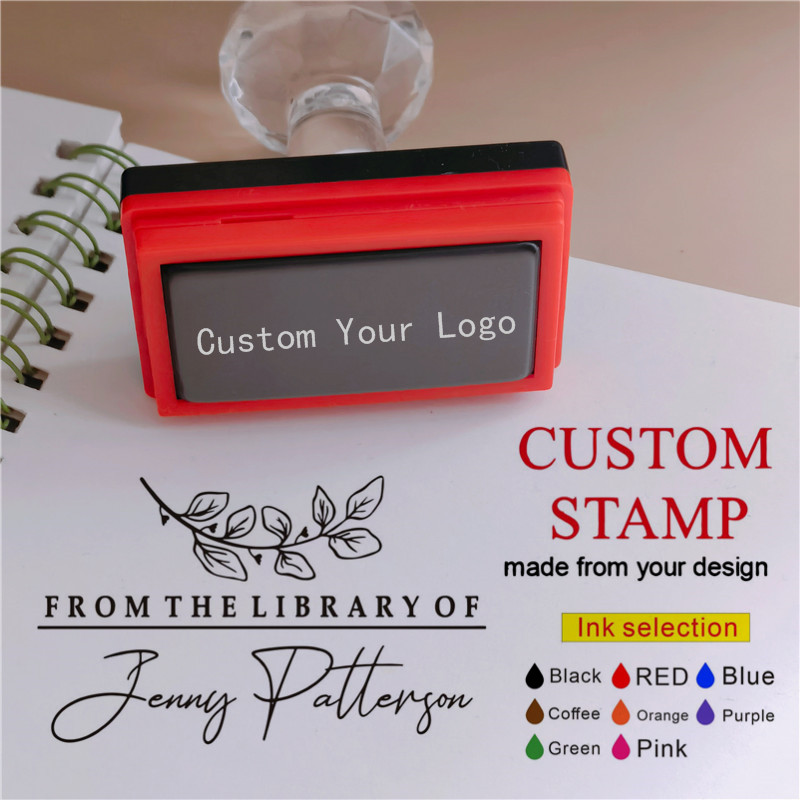パーソナライズロゴセルフインクスタンプ、カスタマイズ感光性イ - Rubber Date Stamp のレビューと価格