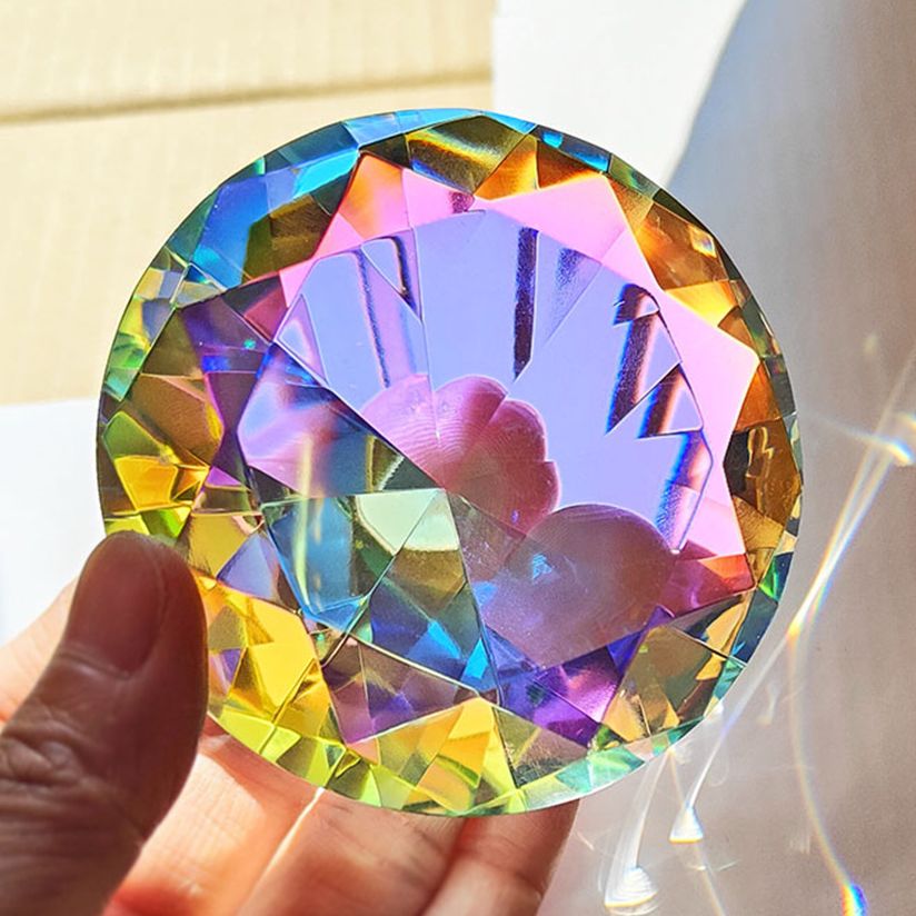 30-80 ミリメートル AB カラフルな K9 クリスタル - Paper Weight Crystal のレビューと価格