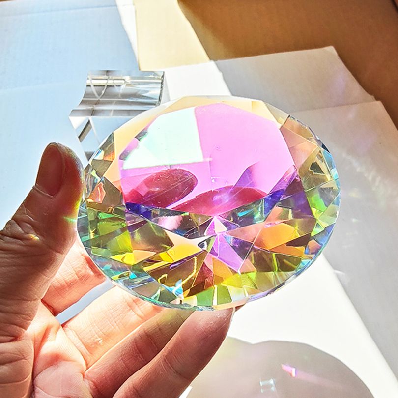 30-80 ミリメートル AB カラフルな K9 クリスタル - Paper Weight Crystal のレビューと価格