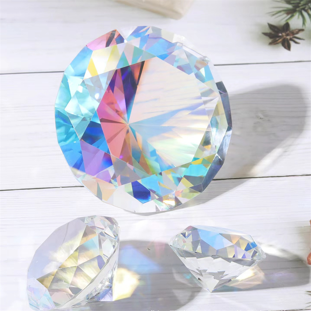 30-80 ミリメートル AB カラフルな K9 クリスタル - Paper Weight Crystal のレビューと価格